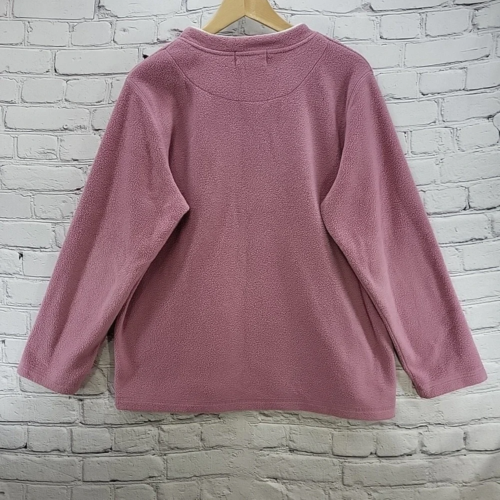 Vintage Bonnie Evans Sweatshirt Sz L Pink‎ Hearts Roses Grannycore Pullover